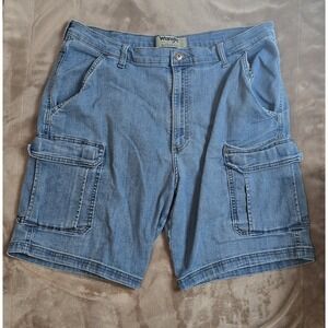 Wrangler Authentics Captenter Denim Jean Shorts- Men's 38